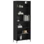 Aparador alto madera de ingeniería negro 69,5x32,5x180 cm de vidaXL, Aparadores - Ref: Foro24-3189574, Precio: 128,03 €, Desc...