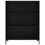 Tall black engineered wood sideboard 69.5x32.5x180 cm by vidaXL, Sideboards - Ref: Foro24-3189574, Price: 124,85 €, Discount: %