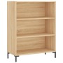 Aparador alto madera de ingeniería roble Sonoma 69,5x32,5x180cm de vidaXL, Aparadores - Ref: Foro24-3189576, Precio: 121,61 €...