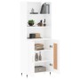 High glossy white plywood sideboard 69.5x34x180 cm by vidaXL, Sideboards - Ref: Foro24-3189935, Price: 128,99 €, Discount: %