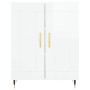 High glossy white plywood sideboard 69.5x34x180 cm by vidaXL, Sideboards - Ref: Foro24-3189935, Price: 128,99 €, Discount: %