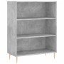 Aparador alto madera ingeniería gris hormigón 69,5x32,5x180 cm de vidaXL, Aparadores - Ref: Foro24-3189561, Precio: 107,17 €,...