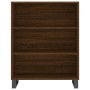 Aparador alto madera de ingeniería marrón roble 69,5x32,5x180cm de vidaXL, Aparadores - Ref: Foro24-3189604, Precio: 124,73 €...