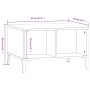 Sonoma Couchtisch aus Eichensperrholz 60x50x36,5 cm von vidaXL, Couchtisch - Ref: Foro24-821039, Preis: 32,79 €, Rabatt: %