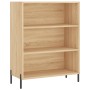 Aparador alto madera de ingeniería roble Sonoma 69,5x32,5x180cm de vidaXL, Aparadores - Ref: Foro24-3189584, Precio: 120,33 €...