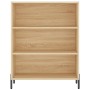 Aparador alto madera de ingeniería roble Sonoma 69,5x32,5x180cm de vidaXL, Aparadores - Ref: Foro24-3189584, Precio: 120,33 €...