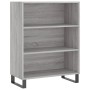 Aparador alto madera de ingeniería gris Sonoma 69,5x32,5x180 cm de vidaXL, Aparadores - Ref: Foro24-3189603, Precio: 124,73 €...