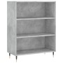 Aparador alto madera ingeniería gris hormigón 69,5x32,5x180 cm de vidaXL, Aparadores - Ref: Foro24-3189553, Precio: 108,08 €,...