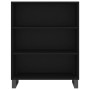 Tall black engineered wood sideboard 69.5x32.5x180 cm by vidaXL, Sideboards - Ref: Foro24-3189598, Price: 122,39 €, Discount: %