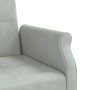 Sofa bed with light gray velvet cushions by vidaXL, Sofas - Ref: Foro24-351857, Price: 280,73 €, Discount: %