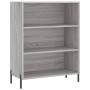 Aparador alto madera de ingeniería gris Sonoma 69,5x32,5x180 cm de vidaXL, Aparadores - Ref: Foro24-3189587, Precio: 117,70 €...