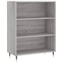 Aparador alto madera de ingeniería gris Sonoma 69,5x32,5x180 cm de vidaXL, Aparadores - Ref: Foro24-3189555, Precio: 113,14 €...