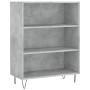 Aparador alto madera ingeniería gris hormigón 69,5x32,5x180 cm de vidaXL, Aparadores - Ref: Foro24-3189569, Precio: 107,70 €,...