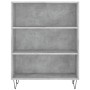 Aparador alto madera ingeniería gris hormigón 69,5x32,5x180 cm de vidaXL, Aparadores - Ref: Foro24-3189569, Precio: 107,70 €,...