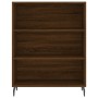 Aparador alto madera de ingeniería marrón roble 69,5x32,5x180cm de vidaXL, Aparadores - Ref: Foro24-3189596, Precio: 117,44 €...