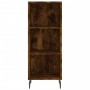 Aparador alto contrachapada roble ahumado 34,5x32,5x180 cm de vidaXL, Aparadores - Ref: Foro24-3189850, Precio: 78,99 €, Desc...