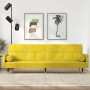 Sofa bed with yellow velvet cushions by vidaXL, Sofas - Ref: Foro24-351862, Price: 278,93 €, Discount: %