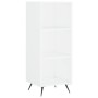 Aparador alto contrachapada blanco brillante 34,5x32,5x180 cm de vidaXL, Aparadores - Ref: Foro24-3189799, Precio: 86,21 €, D...