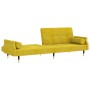 Sofa bed with yellow velvet cushions by vidaXL, Sofas - Ref: Foro24-351862, Price: 278,93 €, Discount: %