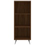 Aparador alto madera contrachapada roble marrón 34,5x32,5x180cm de vidaXL, Aparadores - Ref: Foro24-3189804, Precio: 80,26 €,...