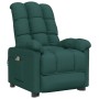 Sillón de masaje elevable tela verde oscuro de vidaXL, Sillones de masaje eléctricos - Ref: Foro24-3100358, Precio: 334,21 €,...