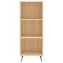 Oak-colored plywood sideboard 34.5x32.5x180 cm by vidaXL, Sideboards - Ref: Foro24-3189800, Price: 81,81 €, Discount: %