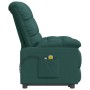 Sillón de masaje elevable tela verde oscuro de vidaXL, Sillones de masaje eléctricos - Ref: Foro24-3100358, Precio: 334,21 €,...