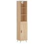 Sonoma oak plywood sideboard 34.5x34x180 cm by vidaXL, Sideboards - Ref: Foro24-3190056, Price: 97,22 €, Discount: %