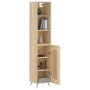 Sonoma oak plywood sideboard 34.5x34x180 cm by vidaXL, Sideboards - Ref: Foro24-3190056, Price: 97,22 €, Discount: %