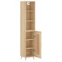 Sonoma oak plywood sideboard 34.5x34x180 cm by vidaXL, Sideboards - Ref: Foro24-3190056, Price: 97,22 €, Discount: %