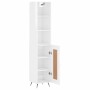 High glossy white plywood sideboard 34.5x34x180 cm by vidaXL, Sideboards - Ref: Foro24-3190055, Price: 92,99 €, Discount: %