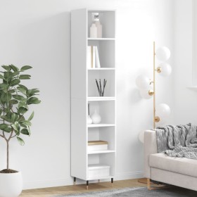 Tall white plywood sideboard 34.5x32.5x180 cm by vidaXL, Sideboards - Ref: Foro24-3189805, Price: 76,68 €, Discount: %