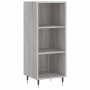 Aparador alto madera contrachapada gris Sonoma 34,5x32,5x180 cm de vidaXL, Aparadores - Ref: Foro24-3189811, Precio: 76,99 €,...