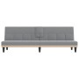 Sofá cama con portavasos tela gris claro de vidaXL, Sofás - Ref: Foro24-351863, Precio: 242,11 €, Descuento: %