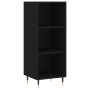 Tall black plywood sideboard 34.5x32.5x180 cm by vidaXL, Sideboards - Ref: Foro24-3189806, Price: 82,33 €, Discount: %