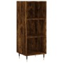 Aparador alto contrachapada roble ahumado 34,5x32,5x180 cm de vidaXL, Aparadores - Ref: Foro24-3189810, Precio: 73,00 €, Desc...