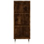 Aparador alto contrachapada roble ahumado 34,5x32,5x180 cm de vidaXL, Aparadores - Ref: Foro24-3189810, Precio: 73,00 €, Desc...