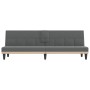 Sofá cama con portavasos tela gris oscuro de vidaXL, Sofás - Ref: Foro24-351864, Precio: 257,09 €, Descuento: %