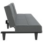 Sofá cama con portavasos tela gris oscuro de vidaXL, Sofás - Ref: Foro24-351864, Precio: 257,09 €, Descuento: %