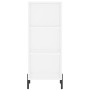 Aparador alto contrachapada blanco brillante 34,5x32,5x180 cm de vidaXL, Aparadores - Ref: Foro24-3189839, Precio: 89,29 €, D...