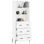 Tall white plywood sideboard 69.5x34x180 cm by vidaXL, Sideboards - Ref: Foro24-3189389, Price: 173,62 €, Discount: %