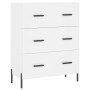 Aparador alto madera contrachapada blanco 69,5x34x180 cm de vidaXL, Aparadores - Ref: Foro24-3189389, Precio: 170,39 €, Descu...