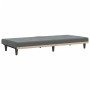 Sofá cama con portavasos tela gris oscuro de vidaXL, Sofás - Ref: Foro24-351864, Precio: 257,09 €, Descuento: %