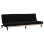 Schwarzes Schlafsofa aus Stoff mit Getränkehalter von vidaXL, Sofas - Ref: Foro24-351865, Preis: 241,78 €, Rabatt: %