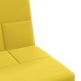 Sofá cama con portavasos tela amarillo claro de vidaXL, Sofás - Ref: Foro24-351867, Precio: 240,19 €, Descuento: %