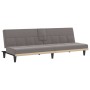 Sofa bed with cup holder gray taupe fabric by vidaXL, Sofas - Ref: Foro24-351868, Price: 240,19 €, Discount: %