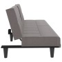 Sofa bed with cup holder gray taupe fabric by vidaXL, Sofas - Ref: Foro24-351868, Price: 240,19 €, Discount: %