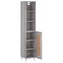 Aparador alto madera contrachapada gris Sonoma 34,5x34x180 cm de vidaXL, Aparadores - Ref: Foro24-3190059, Precio: 91,04 €, D...