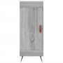 Aparador alto madera contrachapada gris Sonoma 34,5x34x180 cm de vidaXL, Aparadores - Ref: Foro24-3190059, Precio: 91,04 €, D...