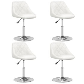 Dining chairs 4 units white synthetic leather by vidaXL, dining chairs - Ref: Foro24-3088635, Price: 241,61 €, Discount: %